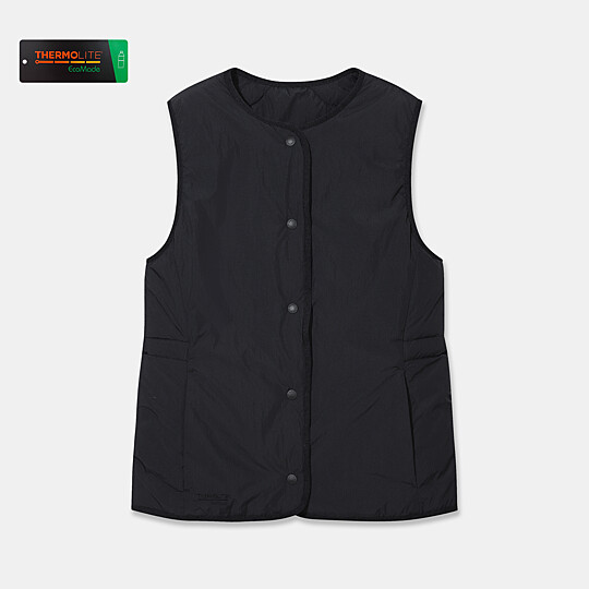 여성 써모퍼프 리버서블 패딩 베스트 