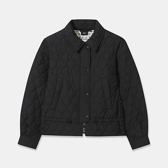 여성 써모퍼프 러플 패딩자켓