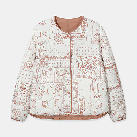 여성 써모퍼프 리버서블 패딩 자켓 