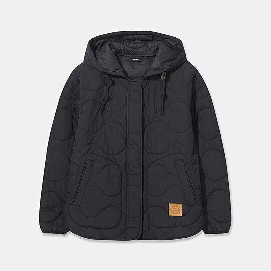 여성 써모퍼프 후드 패딩자켓