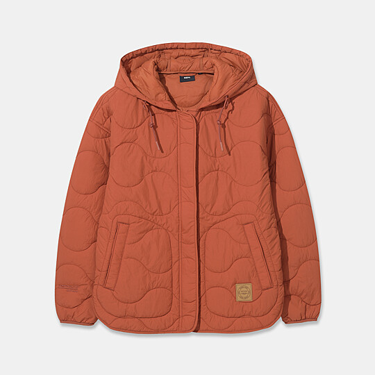 여성 써모퍼프 후드 패딩자켓