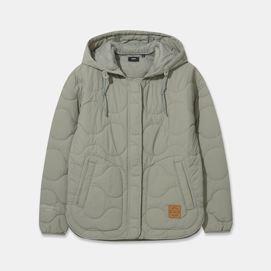 여성 써모퍼프 후드 패딩자켓