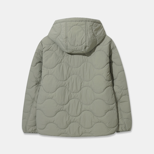 여성 써모퍼프 후드 패딩자켓