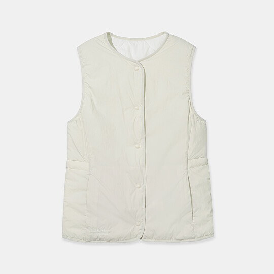 여성 써모퍼프 리버서블 패딩 베스트 