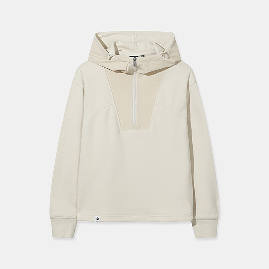 여성 그린마인드 하이브리드 후드 풀오버