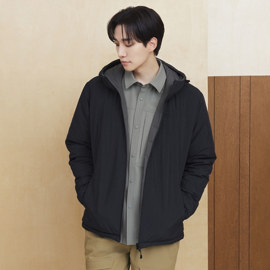 남성 리브 리버서블 경량 다운자켓