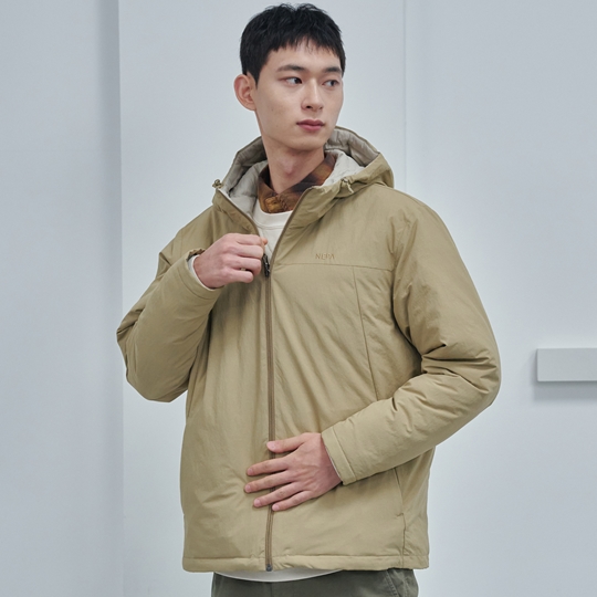 남성 리브 리버서블 경량 다운자켓