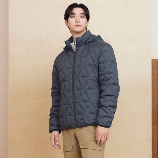 남성 에어써밋 하이브리드 경량 다운자켓