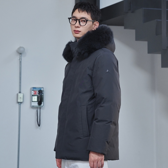 남성 아르테 윈드스토퍼 미드 다운 자켓