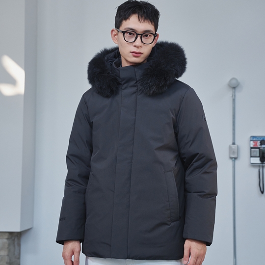 남성 아르테 윈드스토퍼 미드 다운 자켓