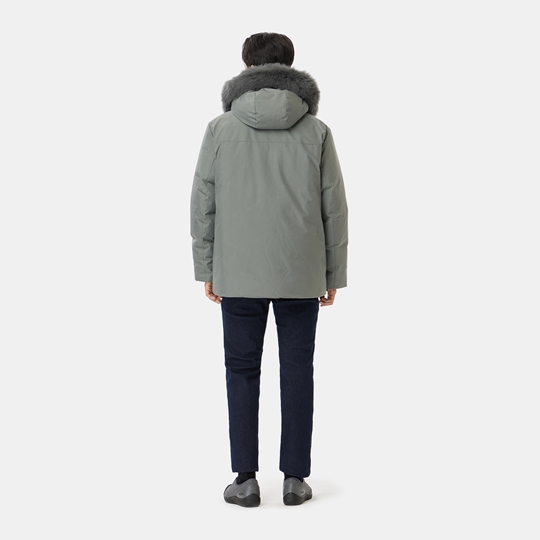 남성 아르테 윈드스토퍼 미드 다운 자켓