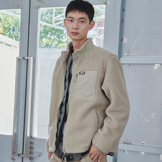 남성 부클 플리스자켓