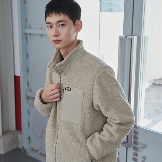 남성 부클 플리스자켓