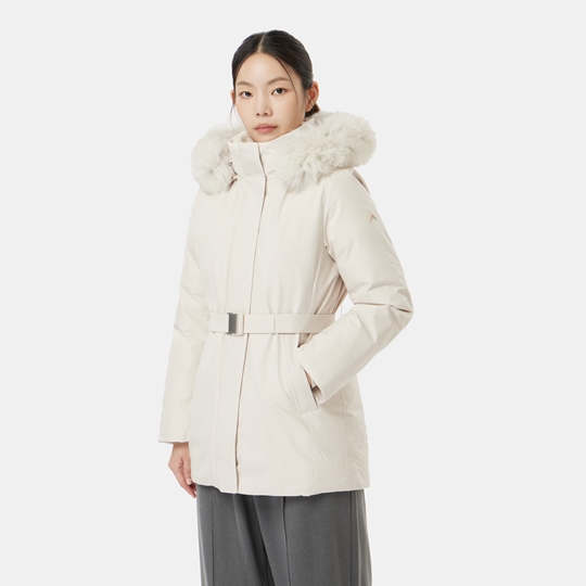 여성 아르테 윈드스토퍼 미드 다운 자켓