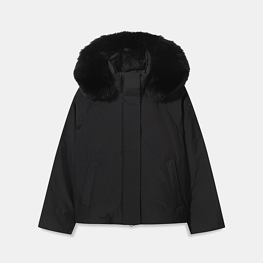 여성 아르테 윈드스토퍼 숏 다운 자켓