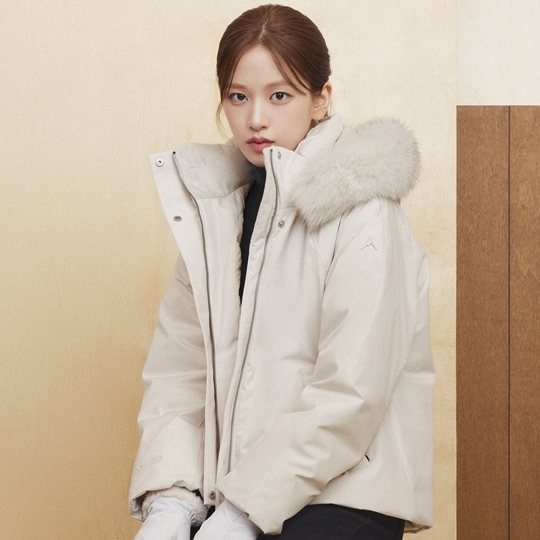 여성 아르테 윈드스토퍼 숏 다운 자켓