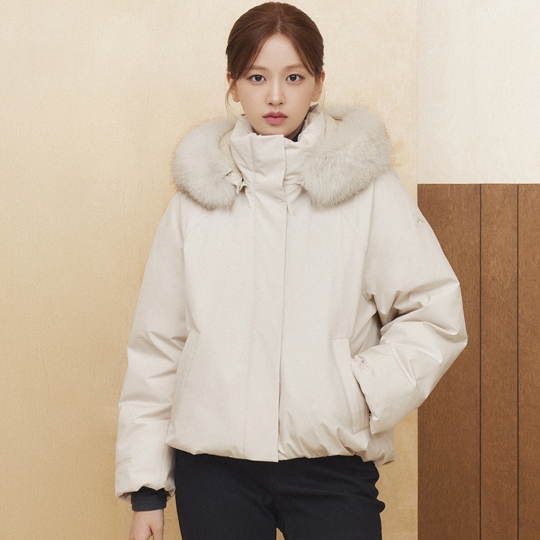 여성 아르테 윈드스토퍼 숏 다운 자켓