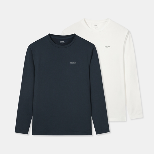 공용 데일리 긴팔 티셔츠(2PACK)