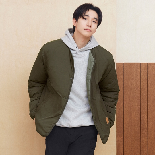 공용 그린마인드 후드 풀오버