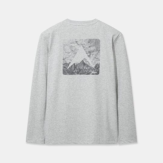 남성 패스파인더 로고 그래픽 긴팔 티셔츠