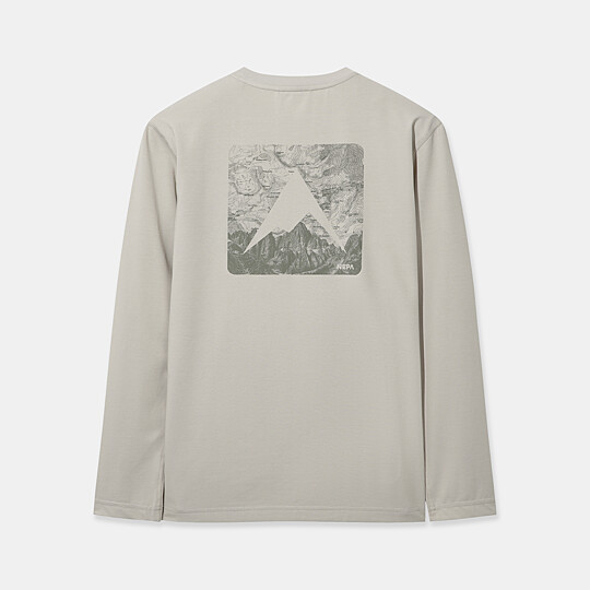 남성 패스파인더 로고 그래픽 긴팔 티셔츠