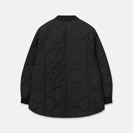 여성 써모퍼프 미드 봄버 패딩자켓