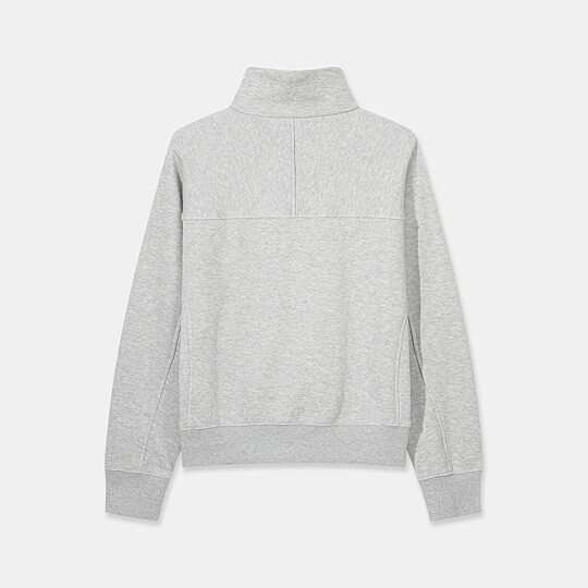 여성 그린마인드 에센셜 반집업 맨투맨 티셔츠