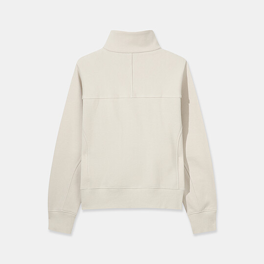 여성 그린마인드 에센셜 반집업 맨투맨 티셔츠