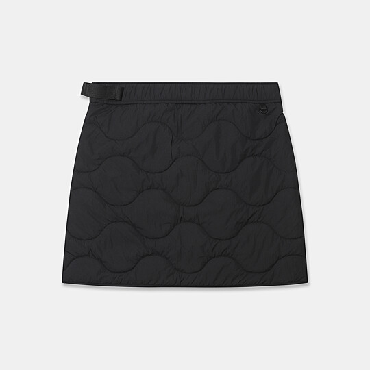 여성 써모퍼프 패딩 미니 스커트