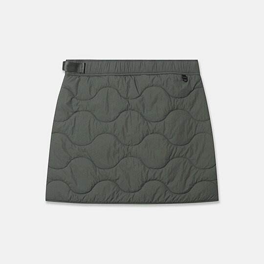 여성 써모퍼프 패딩 미니 스커트