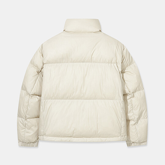 여성 사이폰 푸퍼 숏 다운자켓