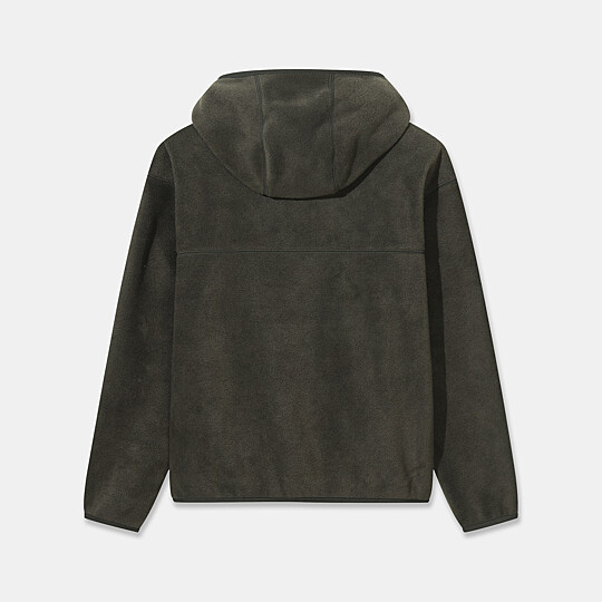 여성 플러피 플리스 반집업 후드 티셔츠