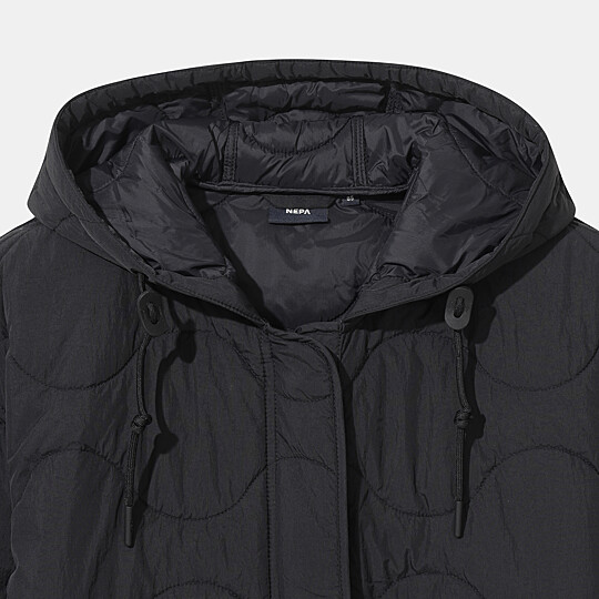 여성 써모퍼프 후드 패딩자켓