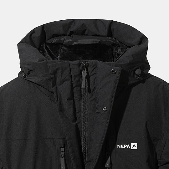 남성 윈스텀 고어텍스 방수 헤비 다운자켓