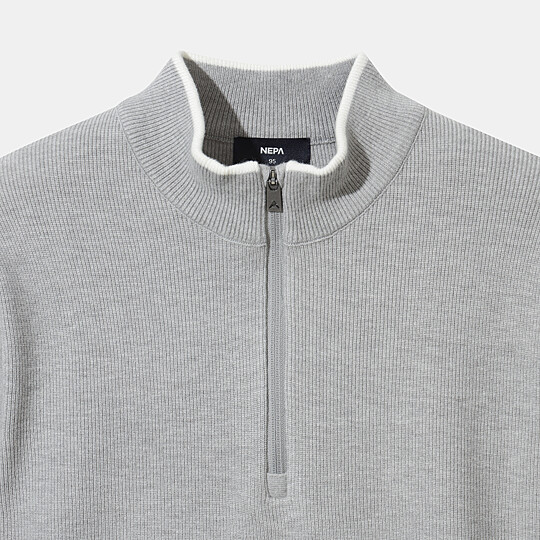 남성 데일리 하프집업 스웨터