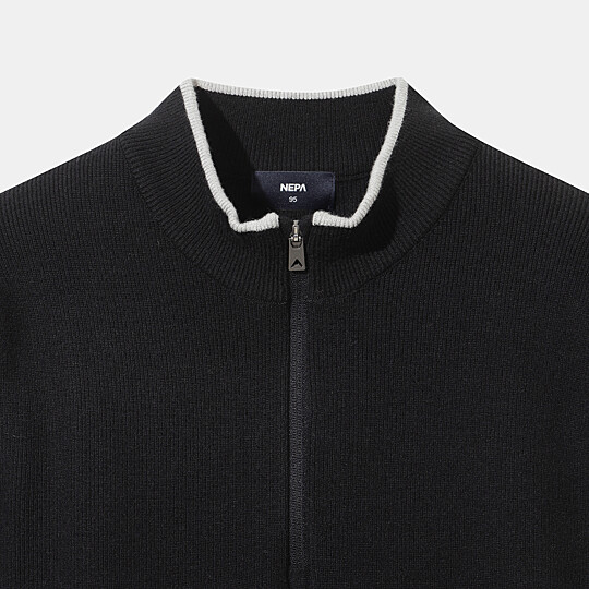 남성 데일리 하프집업 스웨터