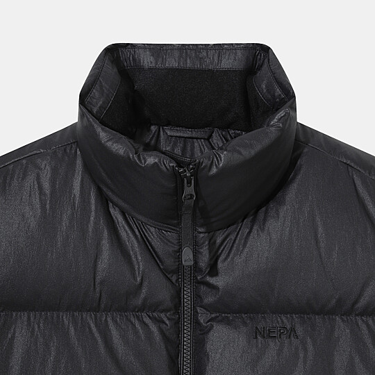 여성 사이폰 푸퍼 숏 다운자켓