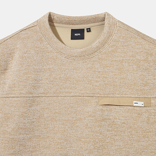 공용 필라토 플리스 맨투맨