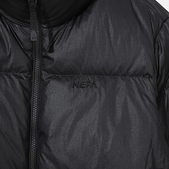 여성 사이폰 푸퍼 숏 다운자켓