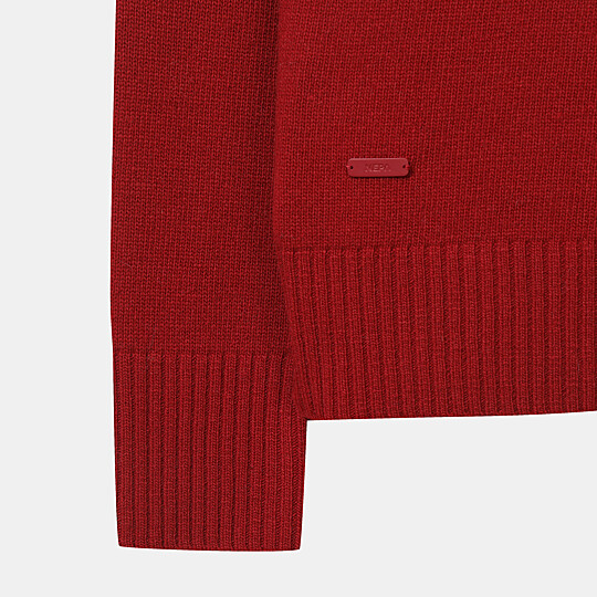 여성 노르딕 라운드 스웨터